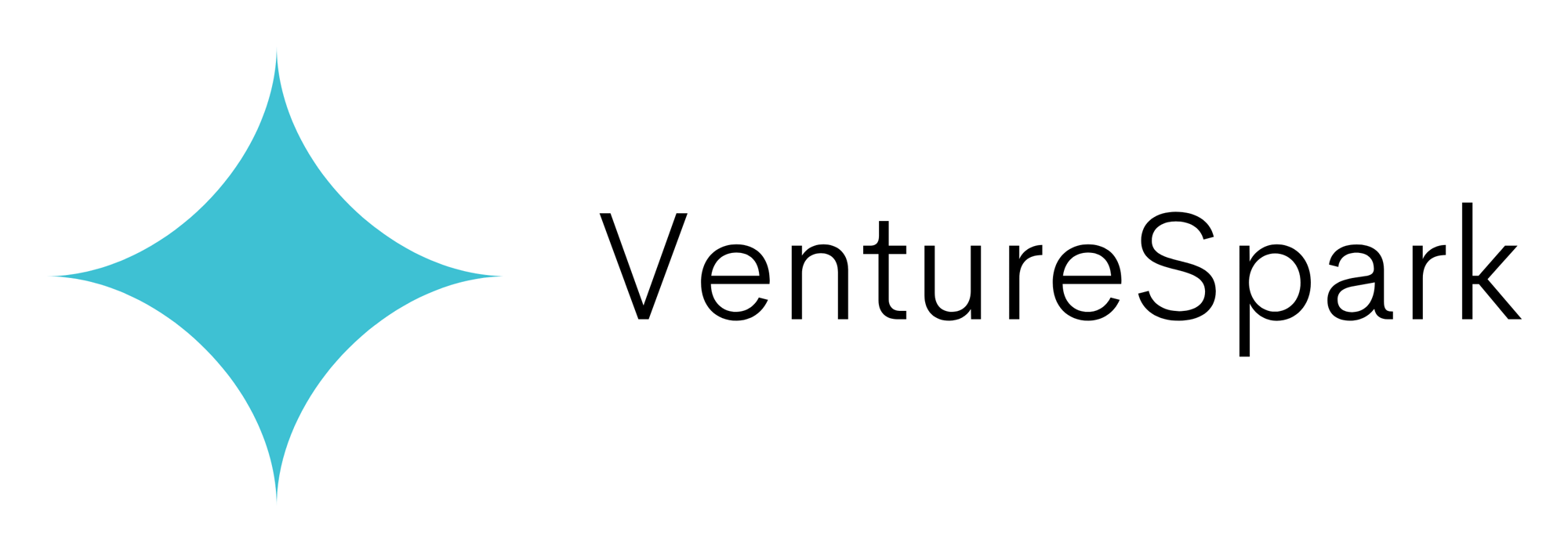 Color logo with background VentureSpark